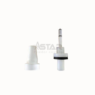 1008257 1008258 राउंड नोजल कंप्लीट NS09 पाउडर कोटिंग स्पेयर पार्ट्स