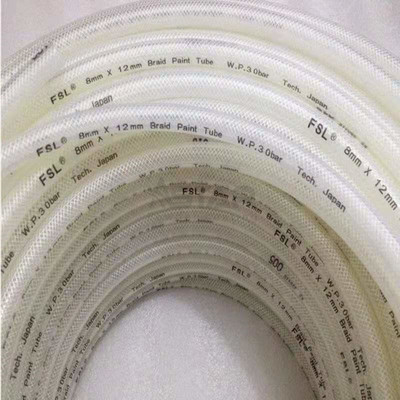 सफेद पहनने प्रतिरोधी गैर चिपकने पाउडर कोटिंग नली