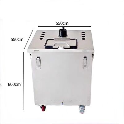 स्टेनलेस स्टील फ्लोइडिंग पाउडर कोटिंग हॉपर