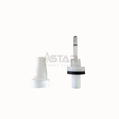 1008257 1008258 राउंड नोजल कंप्लीट NS09 पाउडर कोटिंग स्पेयर पार्ट्स