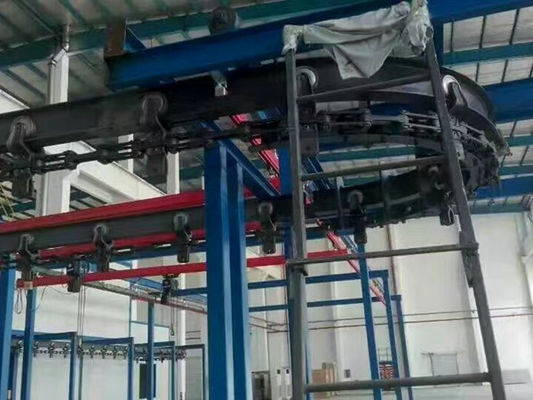 भारी उत्पादों के लिए उच्च भार स्वचालित पाउडर कोटिंग लाइन