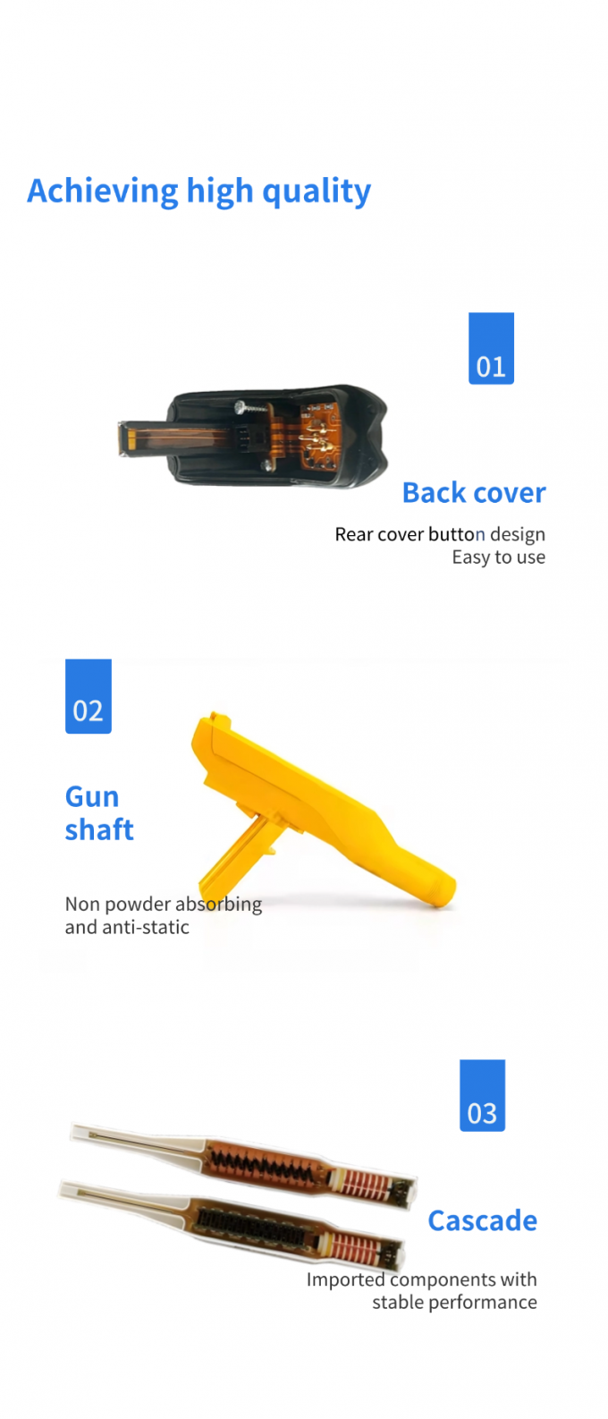 औद्योगिक प्रीट्रीटमेंट सिस्टम नोजल OEM समर्थन के साथ अनुकूलन योग्य स्क्वायर कुल्ला नोजल 5