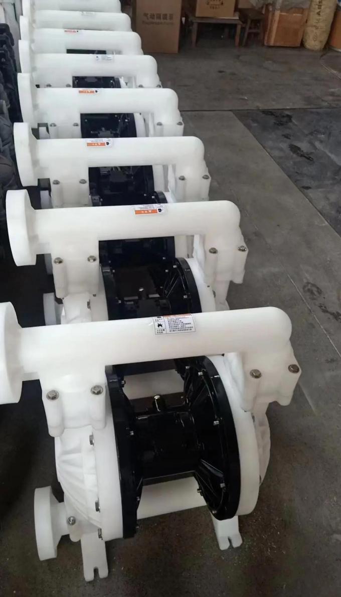 कुशल अपशिष्ट जल तरल पदार्थ हैंडलिंग के लिए इंजीनियर प्लास्टिक वायवीय डायाफ्राम पंप 1