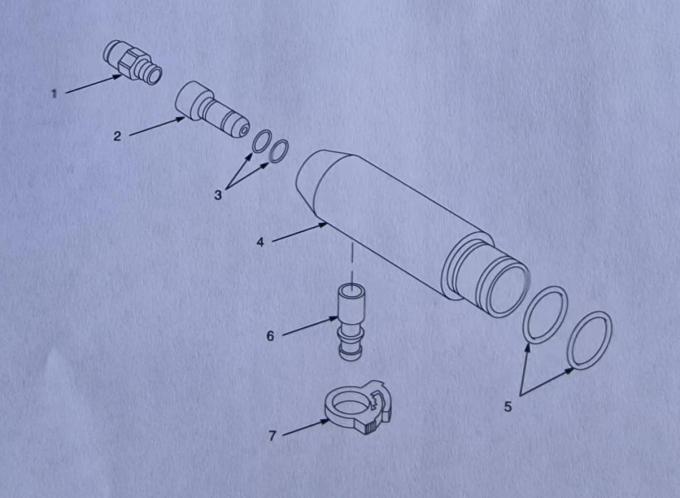 631271 Tribomatic II पाउडर कोटिंग मशीन पूर्ण डिफ्यूज़र पॉलिश पाउडर कोटिंग गन स्पेयर पार्ट्स अनुकूलित OEM समर्थन 1